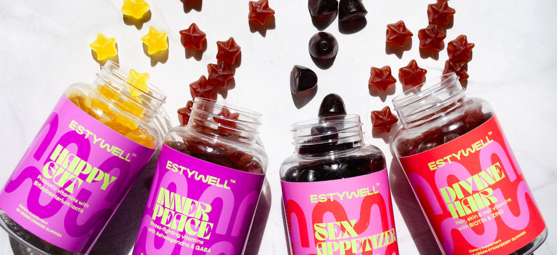 ESTYWELL gumené vitamíny: Tvoja denná dávka krásy, energie a rovnováhy!✨