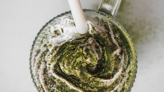 Ľadová matcha s proteínom recept