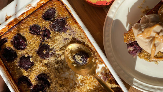 Zapečená quinoa na sladko tip na zdravý snack recept