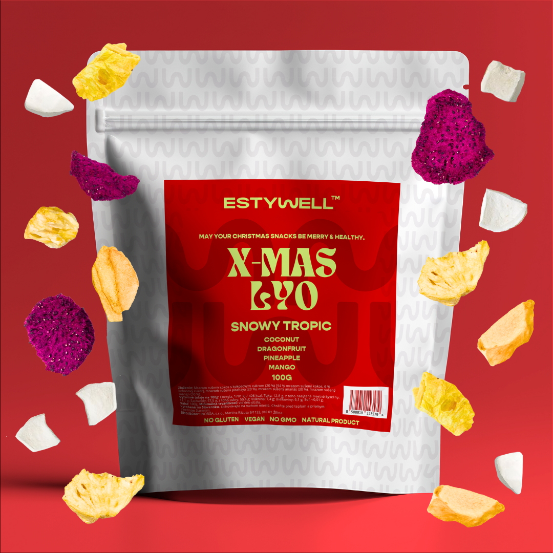 X-MAS LYO - mix lyofilizovaného ovocia ESTYWELL