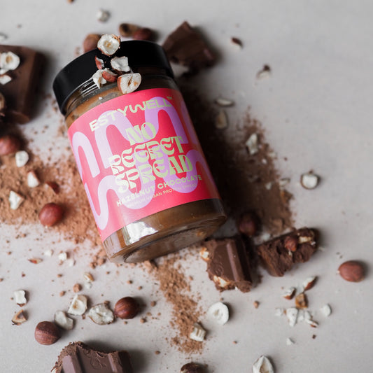 ESTYWELL Proteínový vegánsky lieskovcový krém s čokoládou