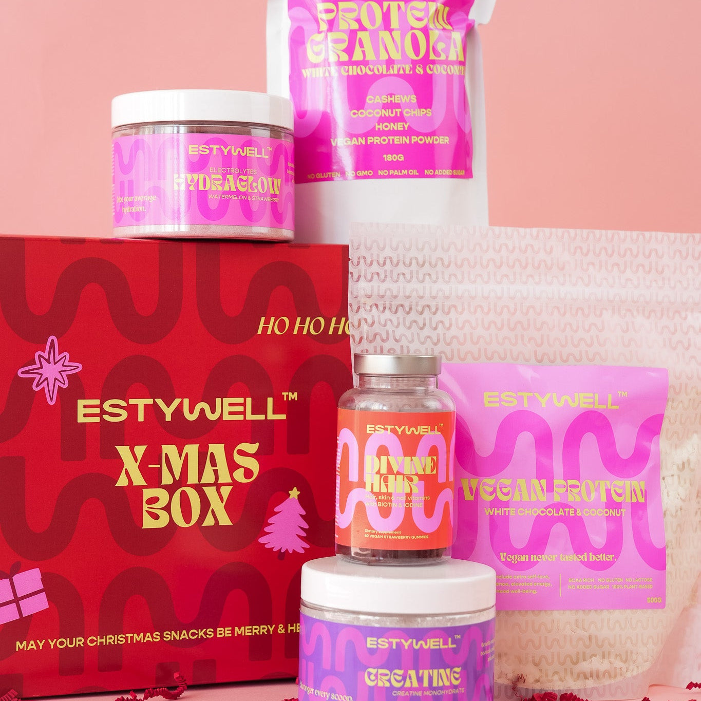 Vianočný box FESTIVE GLOW pre ňu ESTYWELL