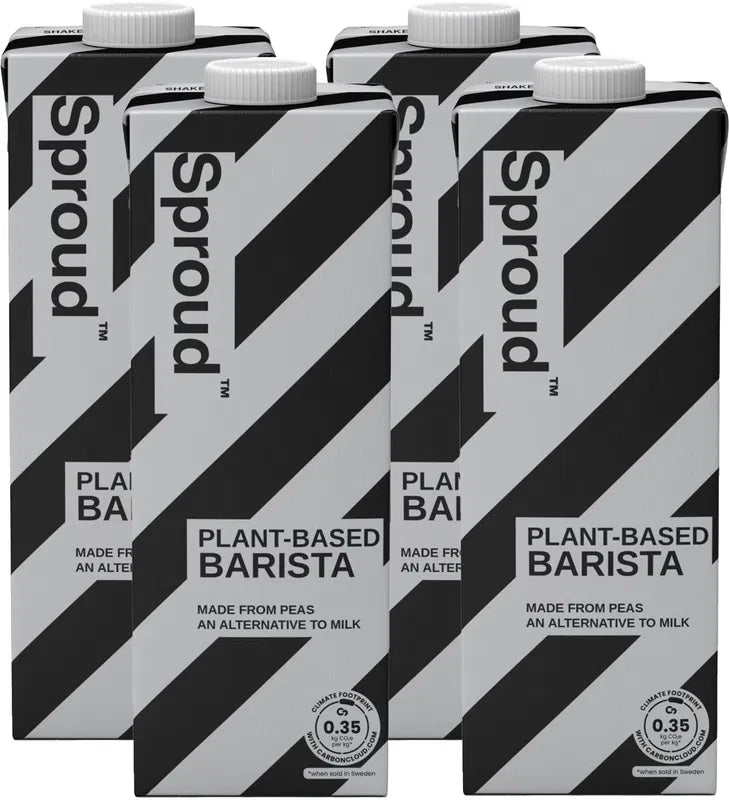 Balenie rastlinnej alternatívy mlieka Sproud Barista bez laktózy