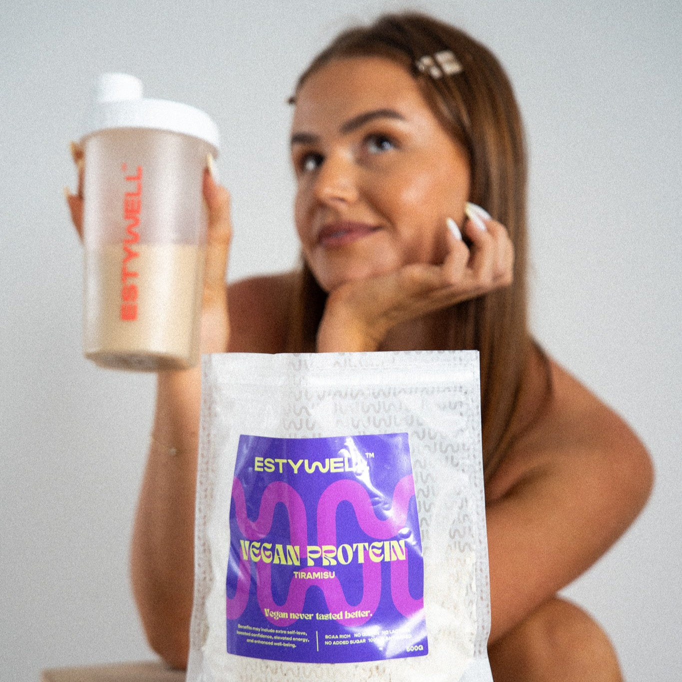 VEGAN proteín ESTYWELL - Tiramisu