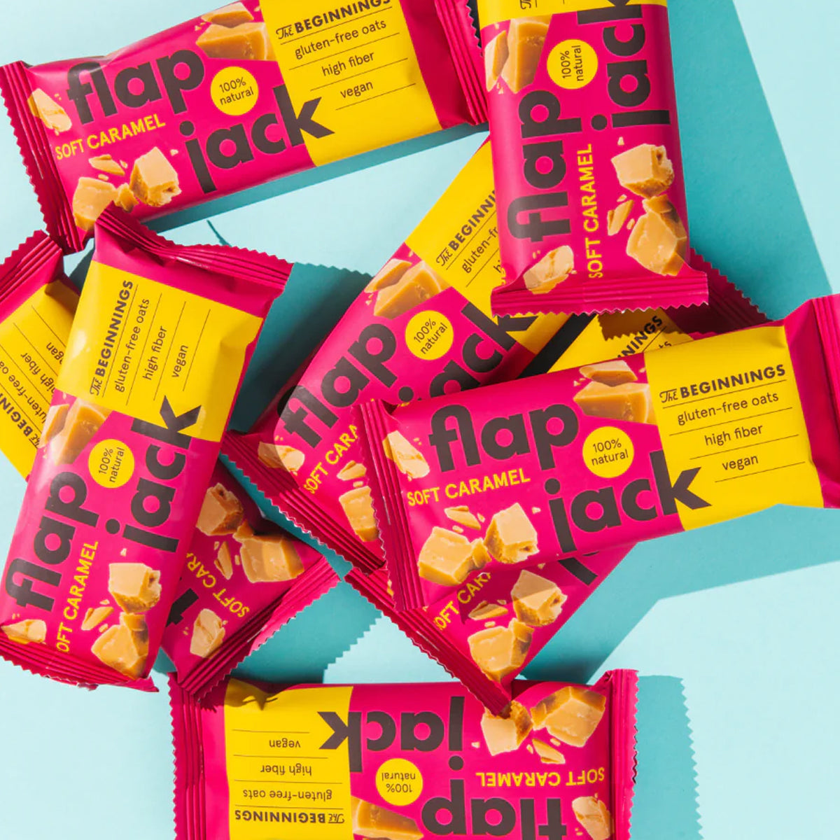 Karamel proteinová flapjack tyčinka – balenie