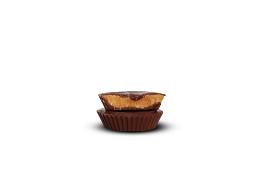 Detail mliečnej čokolády a arašidového krému Nutry Nuts 42 g