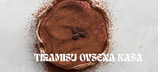 ovsená kaša s príchuťou tiramisu