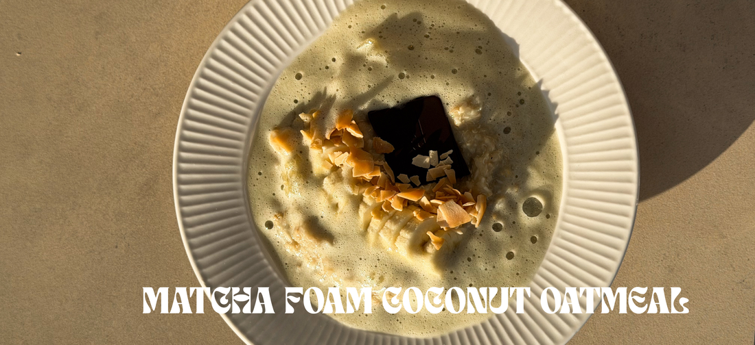 ovsená matcha kaša