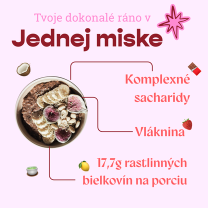 ESTYWELL Proteínová ovsená kaša GLOW Kokos & Kakao