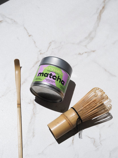 Ceremoniálna Matcha Estywell - 100% bio matcha zelený čaj z Japonska. Kvalitná, jemná chuť.