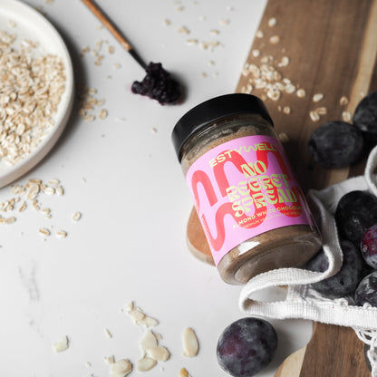 ESTYWELL Proteínový vegánsky mandľový krém s bielou čokoládou