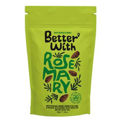 Better With mandle s rozmarínom 140 g – predná strana balenia