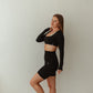 Biker šortky CONFIDENCE BLACK