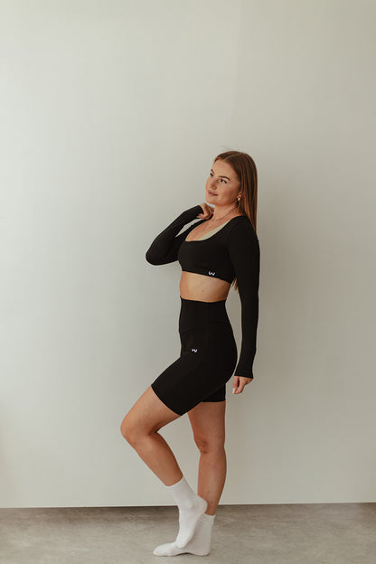 Biker šortky CONFIDENCE BLACK -60 % POSLEDNÁ ŠANCA! 🔥