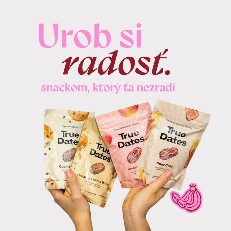 datle snack zdravý bez pridaného cukru natural energy snack true dates