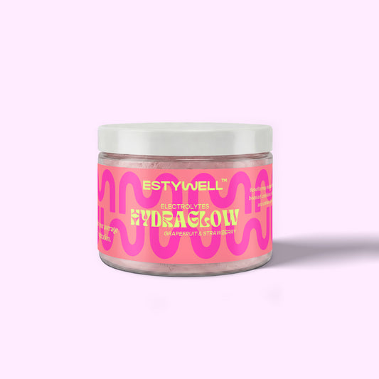 ESTYWELL elektrolyty HYDRAGLOW Grep & Jahoda 300 g