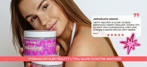Estywell Hydraglow elektrolyty recenzia zákazníčky hydratácia energia elektrolyty pre ženy