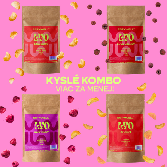 ESTYWELL LYO FRUITS - KYSLÉ KOMBO