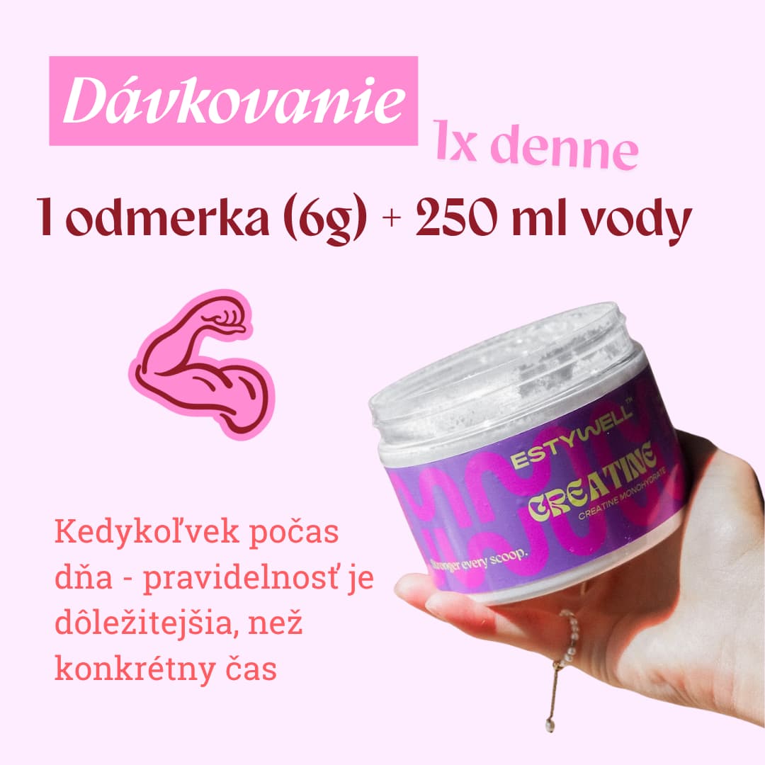 ESTYWELL Kreatín Monohydrát Grep & Malina 300 g
