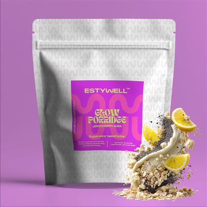 GLOW ovsená kaša v príchuti mak a citrón