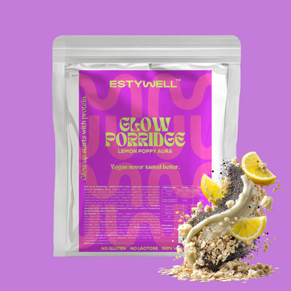 GLOW proteínová ovsená kaša s príchuť citrón a mak