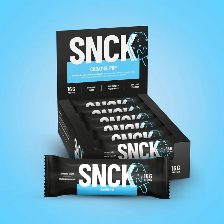 Balenie SNCK Caramel Pop protein snack