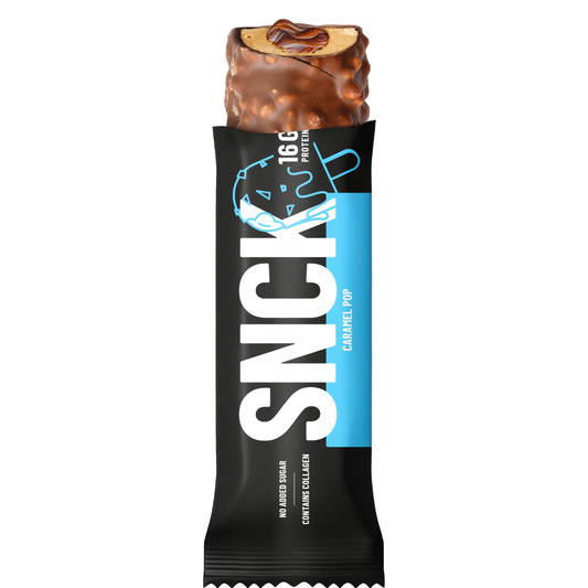 SNCK Caramel Pop – karamelová proteínová tyčinka