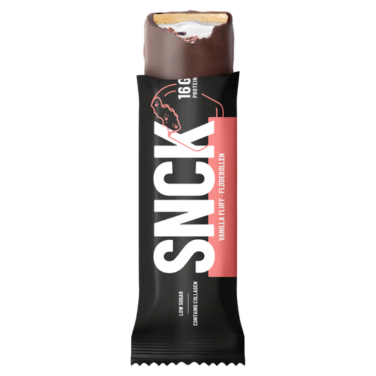 SNCK Vanilla Fluff – vanilková proteínová tyčinka
