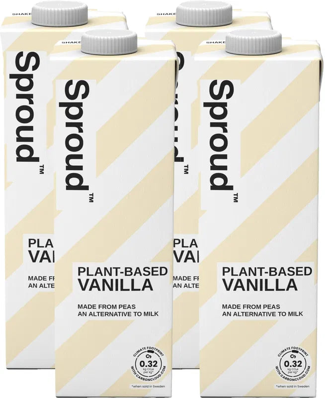 Balenie rastlinnej alternatívy mlieka Sproud Vanilla bez laktózy