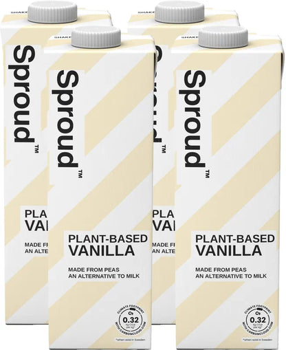 Balenie rastlinnej alternatívy mlieka Sproud Vanilla bez laktózy