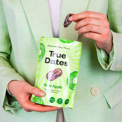 Detail datlí bez kôstok s jablkovou príchutťou