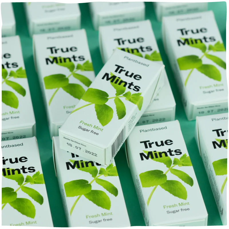 Svieži dych s pastilkami True Mints mäta