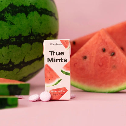 True Mints sladky melon – vegánske pastilky bez cukru
