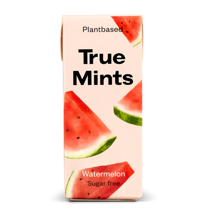 True Mints sladký melón – vegánske pastilky bez cukru