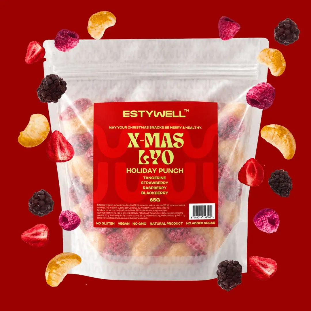 X-MAS LYO - mix lyofilizovaného ovocia ESTYWELL