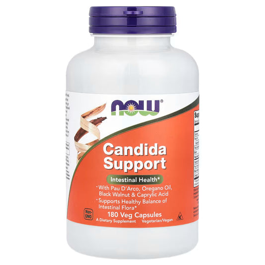 Vegánske kapsuly NOW Foods Candida Support podpora trávenia