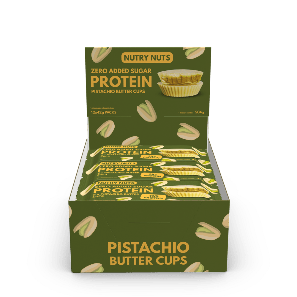 Nutry Nuts biela čokoláda s pistáciovým maslom box