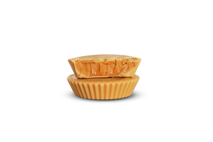 Detail košíčka slaného karamelu a arašidového krému Nutry Nuts 42 g