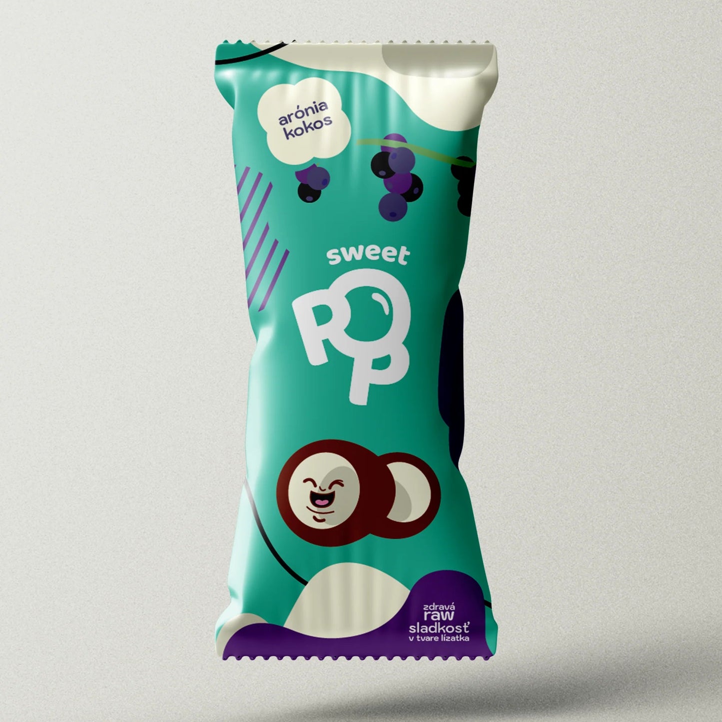 Sweet Pop RAW lízatko Arónia & Kokos 30 g