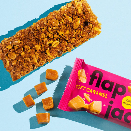 Flapjack karamel – detail textúry