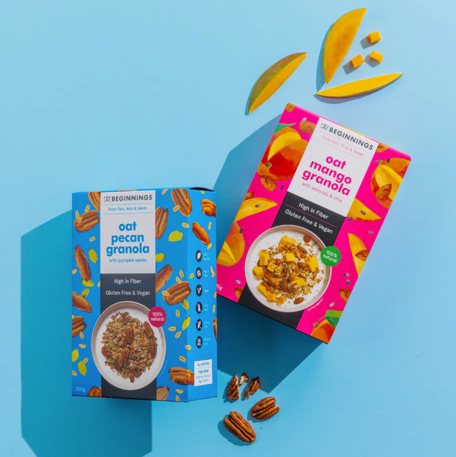 Balenie The Beginnings Oat Granola Pekanové orechy 200 g 