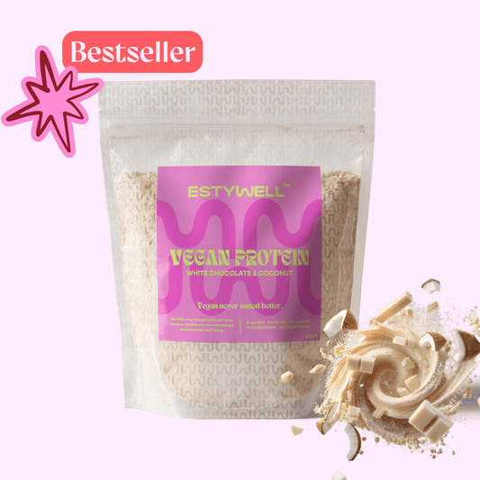 VEGAN proteín ESTYWELL Kokos - Biela čokoláda 500 g